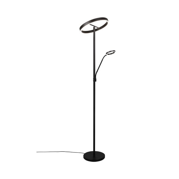 Črna LED stoječa svetilka (višina 180 cm) Willis – Trio