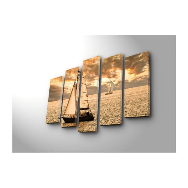 Večdelna slika Čoln, 105 x 70 cm-image-3
