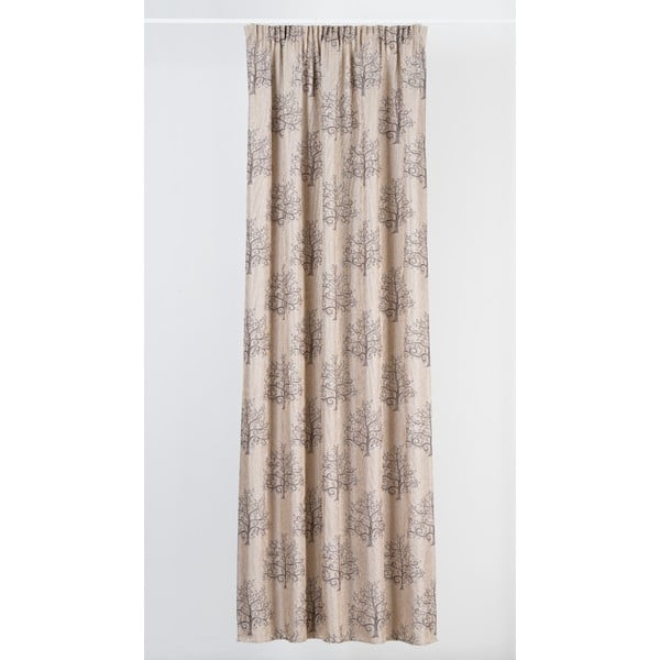 Rjava/bež zavesa 140x260 cm Erinn – Mendola Fabrics-image-1