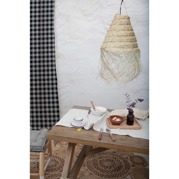 Modra zavesa Really Nice Things Cortina Hogar Blue Vichy-image-1