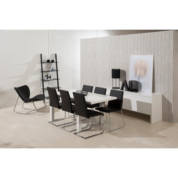 Črna polica 63x183 cm Writex - Actona-image-1