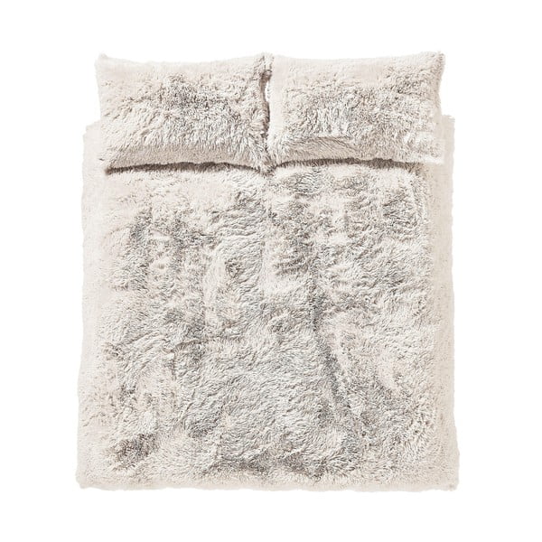 Bela posteljnina za zakonsko posteljo iz mikropliša 200x200 cm Cuddly – Catherine Lansfield
