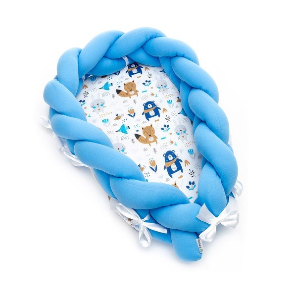 Otroško gnzdece s snemljivo obrobo T-TOMI Blue Bears