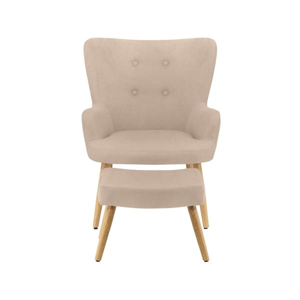 Bež fotelj Coco - Støraa -image-3