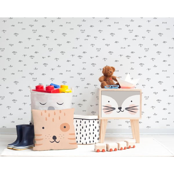 Otroška nočna omarica iz borovega lesa The Wild Hug Kitten-image-1