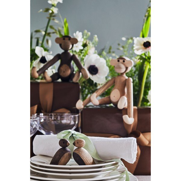 Masiven hrastov kipec Kay Bojesen Denmark Monkey Hanging-image-1