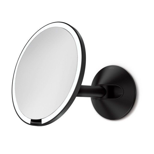Stensko/kozmetično ogledalo z lučjo/povečevalno (5x povečava) 8x23 cm Sensor – simplehuman