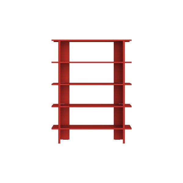 Rdeč kovinski regal 120x156x37 cm Hes – noo.ma-image-2