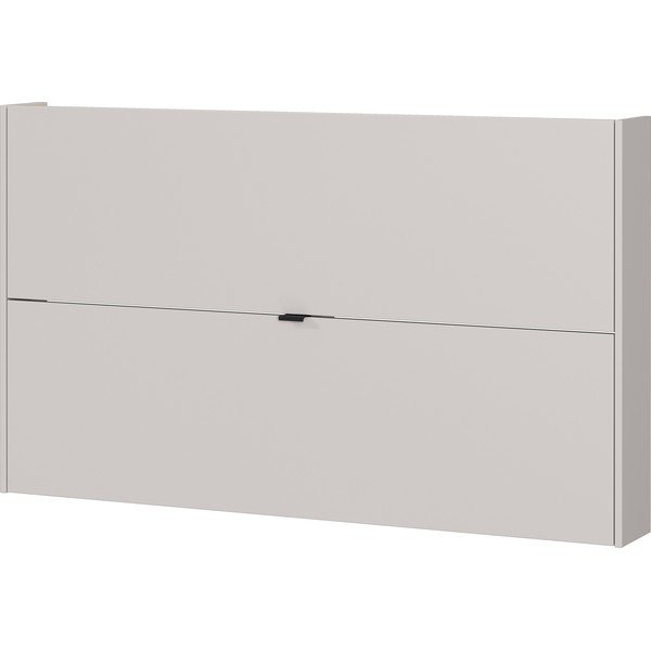 Kremno bela preklopna/stenska omarica za čevlje v hrastovem dekorju 140x83x18 cm Ameca – Germania