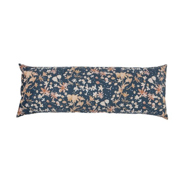 Modri okrasna blazina BePureHome Velvet Milk, 100 x 35 cm-image-1