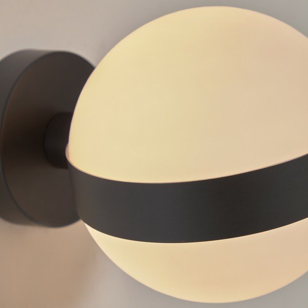 Črna stenska svetilka ø 15 cm Anasol - Kave Home-image-2