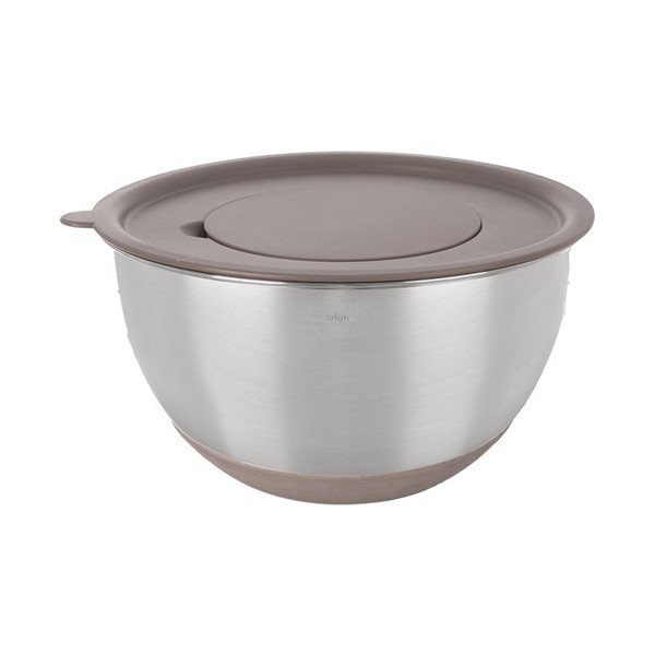 Skleda iz nerjavečega jekla v srebrni barvi ø 22 cm Beige – Orion