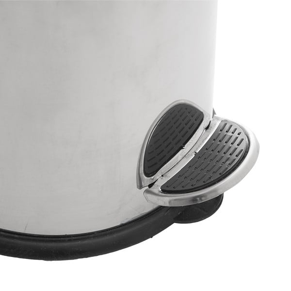 Koš iz nerjavečega jekla s pedalom 3 l - Orion-image-1