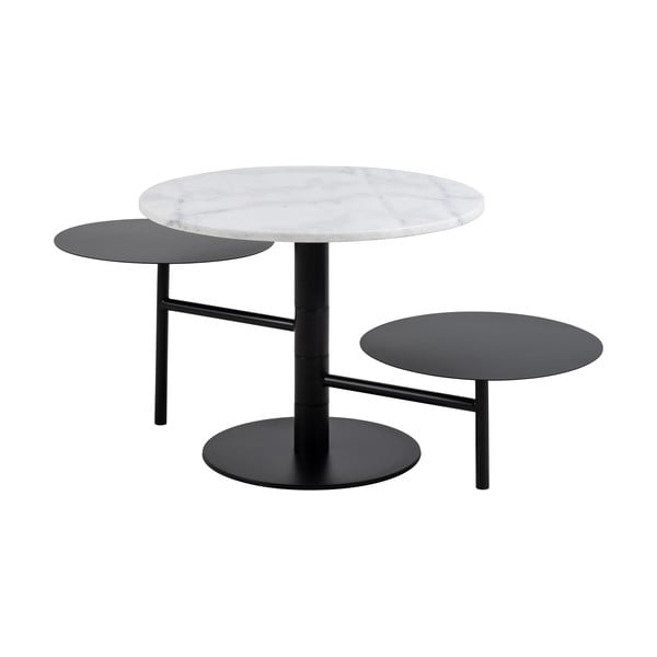 Bela okrogla mizica ø 60 cm Lahti – Actona-image-2