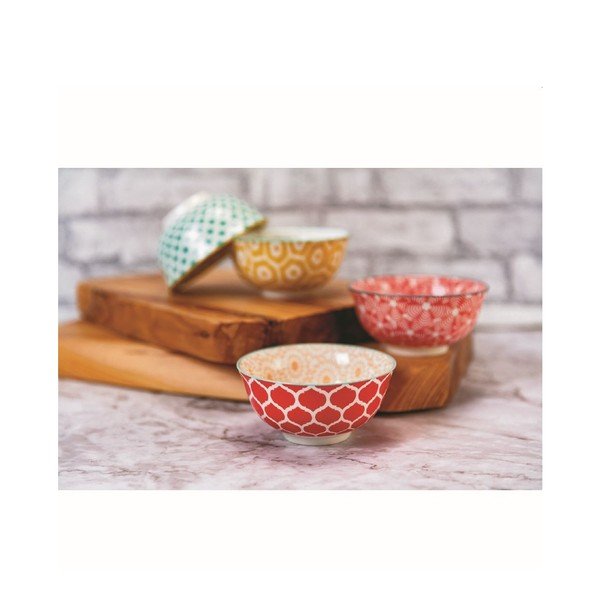 Porcelanaste sklede v kompletu 4 kos ø 11 cm Confusion - VDE Tivoli 1996-image-1