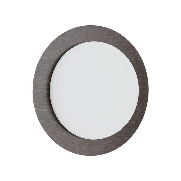 Temno rjava kovinska LED stenska svetilka ø 40 cm Novae – Kave Home