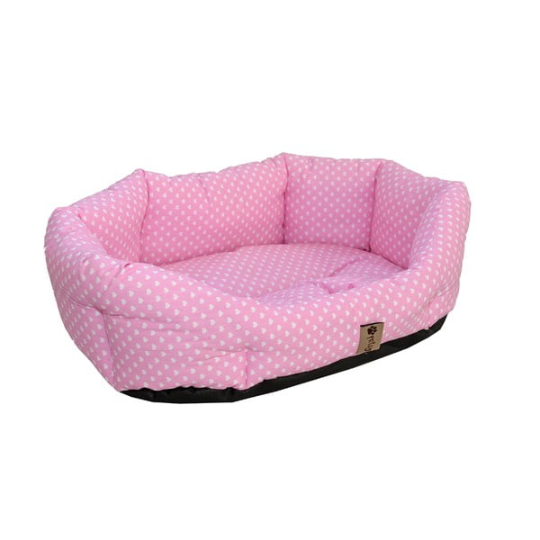 Rožnata bombažna postelja 50x40 cm Pinky - Petsy