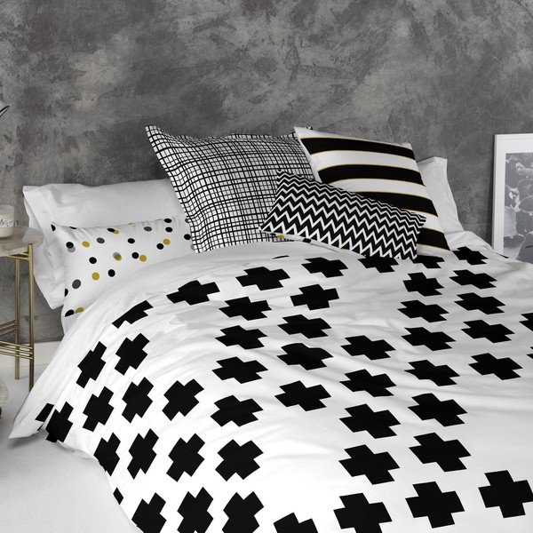 Komplet 2 bombažnih vzglavnikov Blanc Mustard-image-1