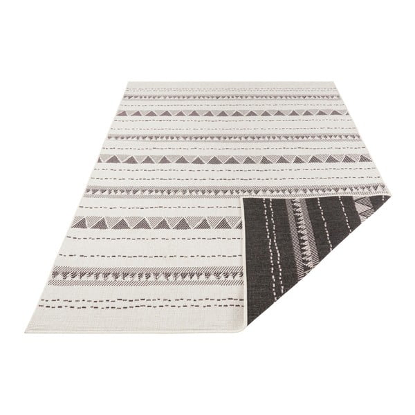 Črno-krem zunanja preproga NORTHRUGS Bahami, 160 x 230 cm-image-2