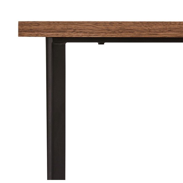 Rjava mizica iz orehovine Furnhouse Tokio, 70 x 70 cm-image-3