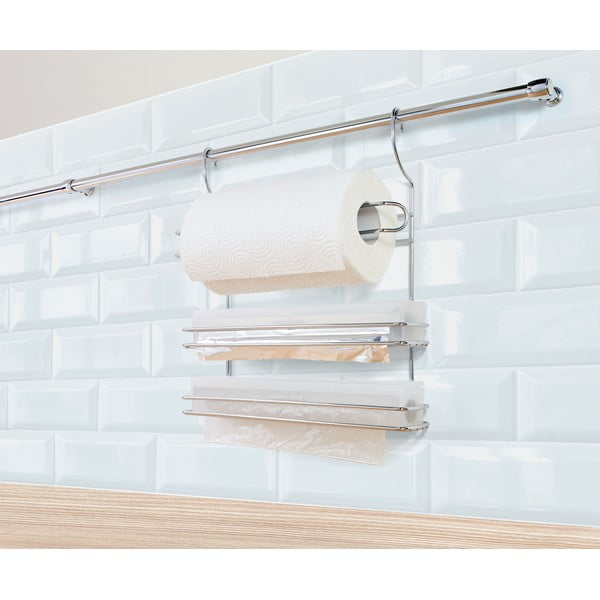 Viseče držalo za kuhinjske brisače iz kromiranega jekla v srebrni barvi Lonardo – Metaltex-image-2