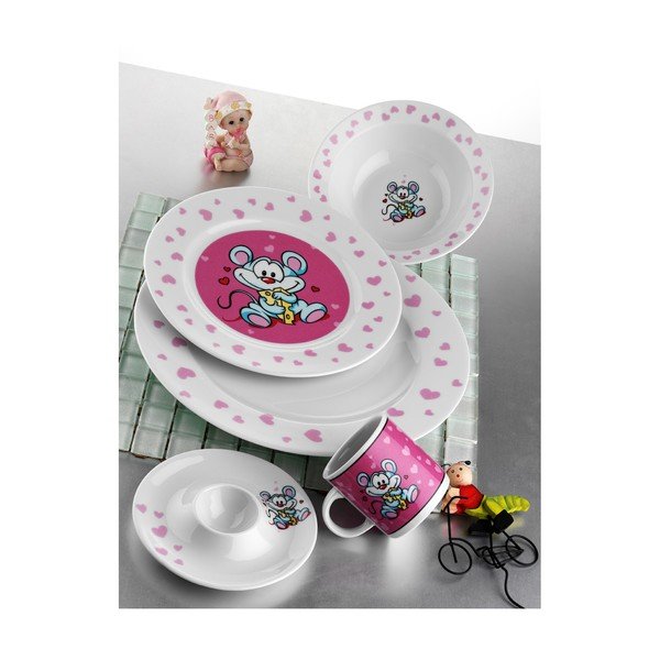 Otroški jedilni set Mouse, 5 kosov