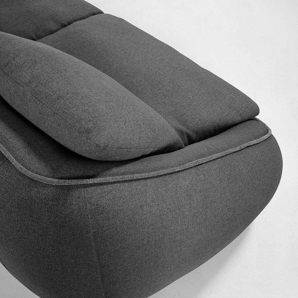 Temno siva zofa Kave Home Safira, 200 cm-image-1