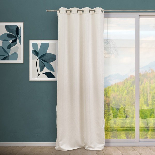 Zlato-bež zavesa iz žakarja 140x260 cm Lluvia – Casa Selección-image-1