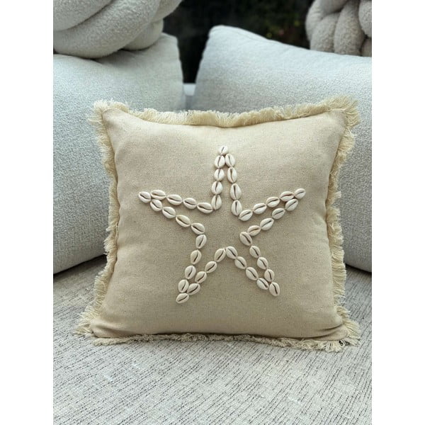 Bombažna prevleka za blazino 43x43 cm Seashells – Mioli Decor-image-2