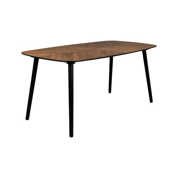 Jedilna miza z mizno ploščo v orehovem dekorju 90x165 cm Clover – Dutchbone-image-2