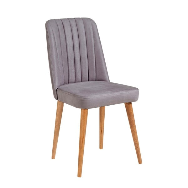 Siv žameten jedilni stol Stormi Sandalye – Kalune Design
