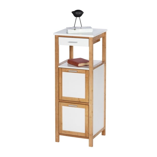 Bambusova kopalniška omarica z 2 policama in prostorom za shranjevanje Wenko Finja-image-2