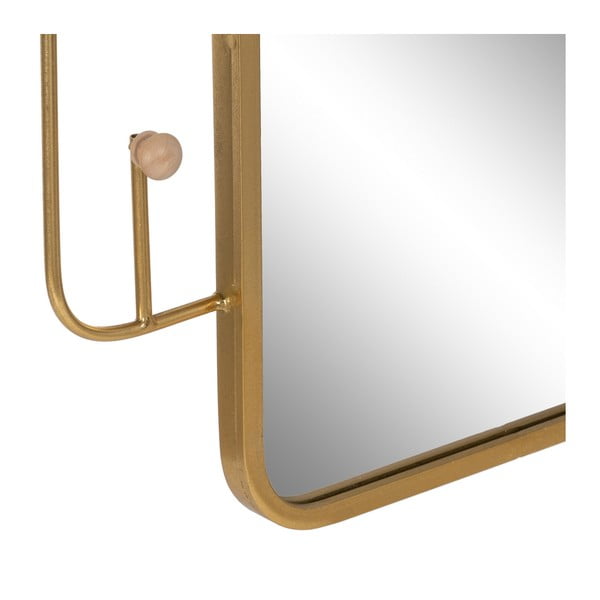 Stensko ogledalo z obešalnikom 55x100 cm Maze – Ixia-image-3