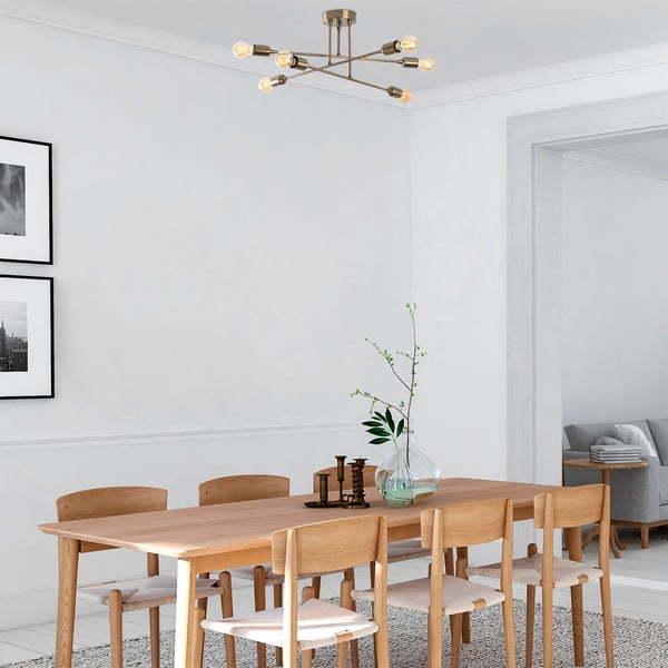 Stropna svetilka v zlati barvi Fleur – Opviq lights-image-1