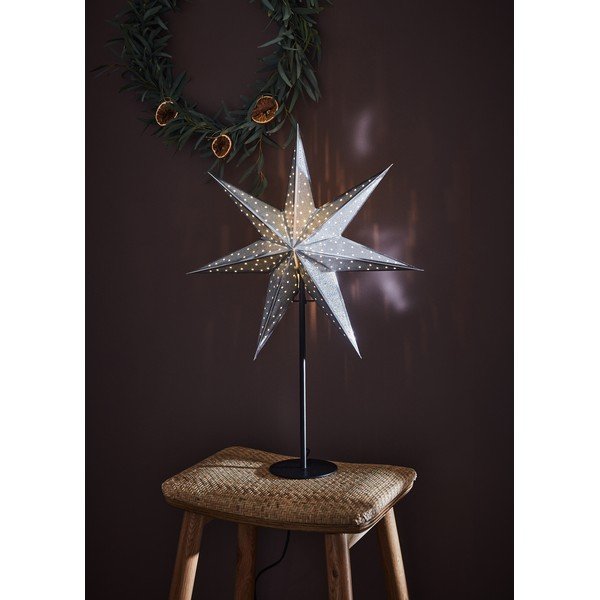 Božična svetlobna dekoracija v srebrni barvi ø 45 cm Glitter – Markslöjd-image-1