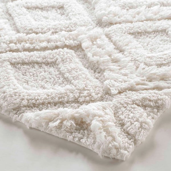 Bela kopalniška preproga 50x80 cm Ikatis – douceur d'intérieur-image-2