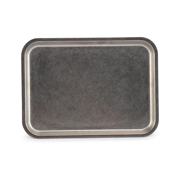 Servirni pladenj iz nerjavečega jekla 16x22 cm Serve – BonBistro-image-1