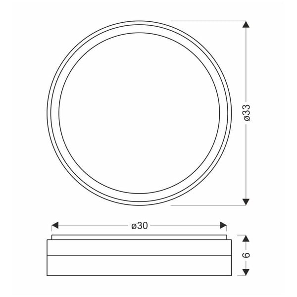Bela/zlata LED stropna svetilka ø 33 cm Florida – Candellux Lighting-image-3