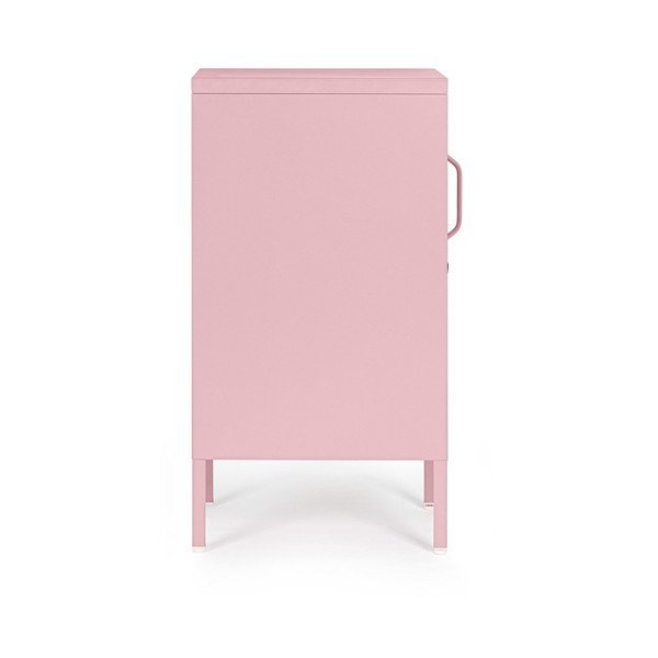 Svetlo rožnata kovinska omarica z možnostjo zaklepanja 35x76x40 cm Cambridge – Yes Everyday-image-4