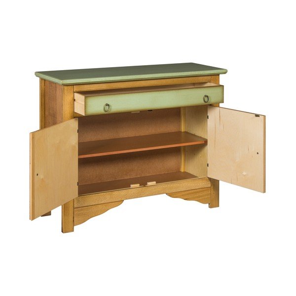 Zeleno-rjava komoda Evergreen House Credenza-image-4