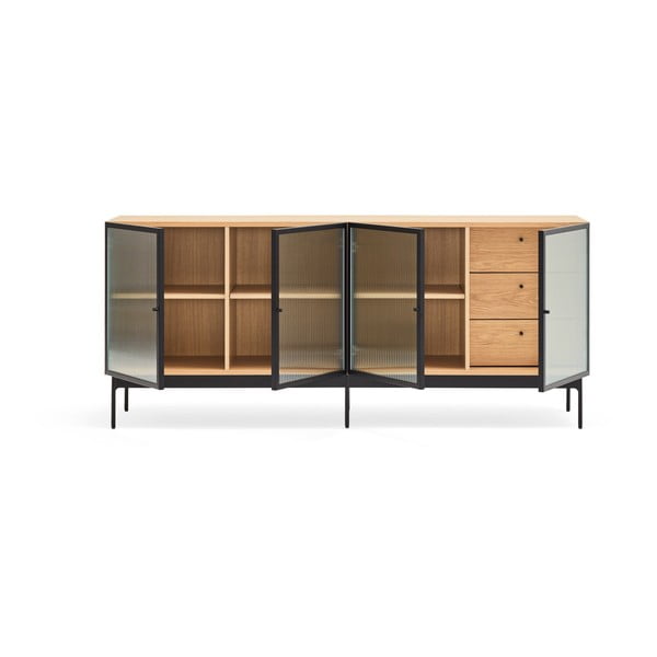 Komoda iz hrastovega furnirja Teulat Blur, širina 180 cm-image-3