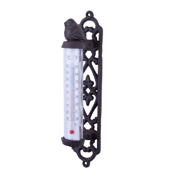 Stenski termometer iz litega železa Esschert Design Winter