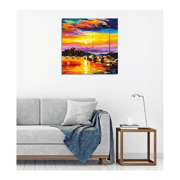 Stenska reprodukcija na platnu Leonid Afremov, 45 x 45 cm-image-2