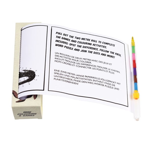 Potovalni komplet otroških pobarvank in ugank Rex London Prehistoric-image-4