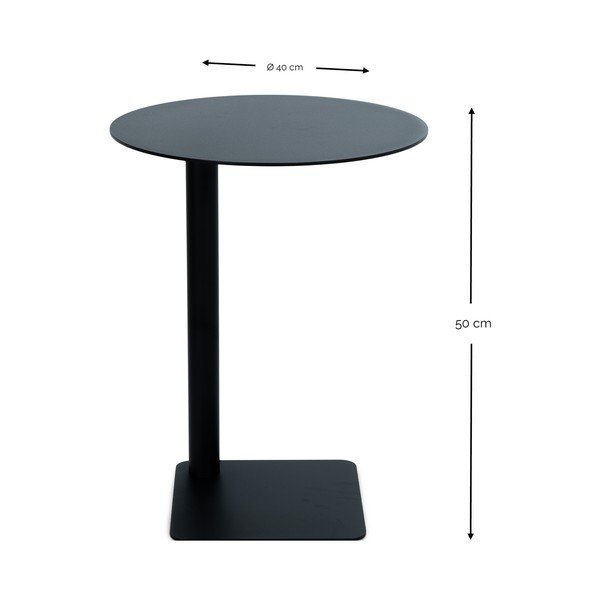 Jeklena okrogla stranska mizica ø 40 cm Sunny – Spinder Design-image-3