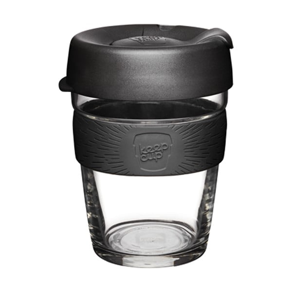 Črn potovalni lonček 340 ml Brew Black M – KeepCup