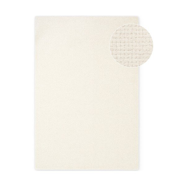 Kremno bela volnena preproga 80x150 cm Eloise – Hanse Home