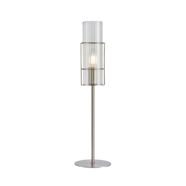 Namizna svetilka v srebrni barvi (višina 50 cm) Tubo - Markslöjd