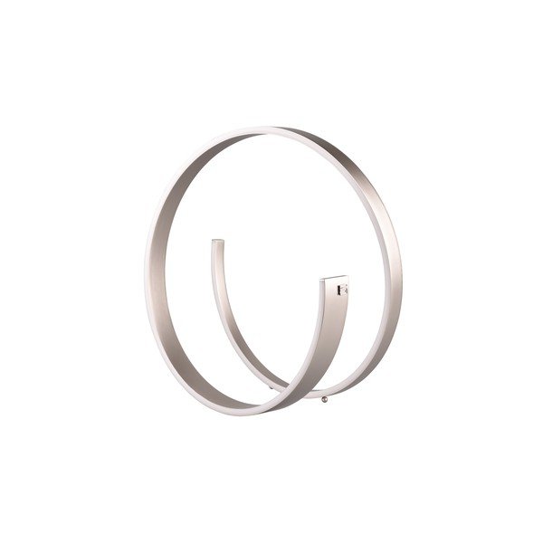 Siva LED namizna svetilka z glasovnim upravljanjem s pomočjo mobilne aplikacije s kovinskim senčilom (višina 45 cm) Cinardi – CINQUE-image-1