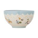 Svetlo modra/kremno bela otroška skleda iz kamenine ø 13,5 cm Celebrate – Bloomingville Mini